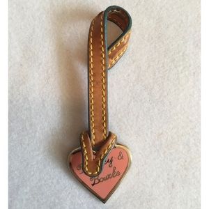 Vintage Dooney & Bourke IT Bag Heart Fob